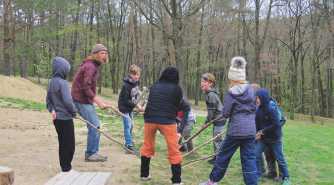 Abenteuerspiele in der Waldwerkstatt