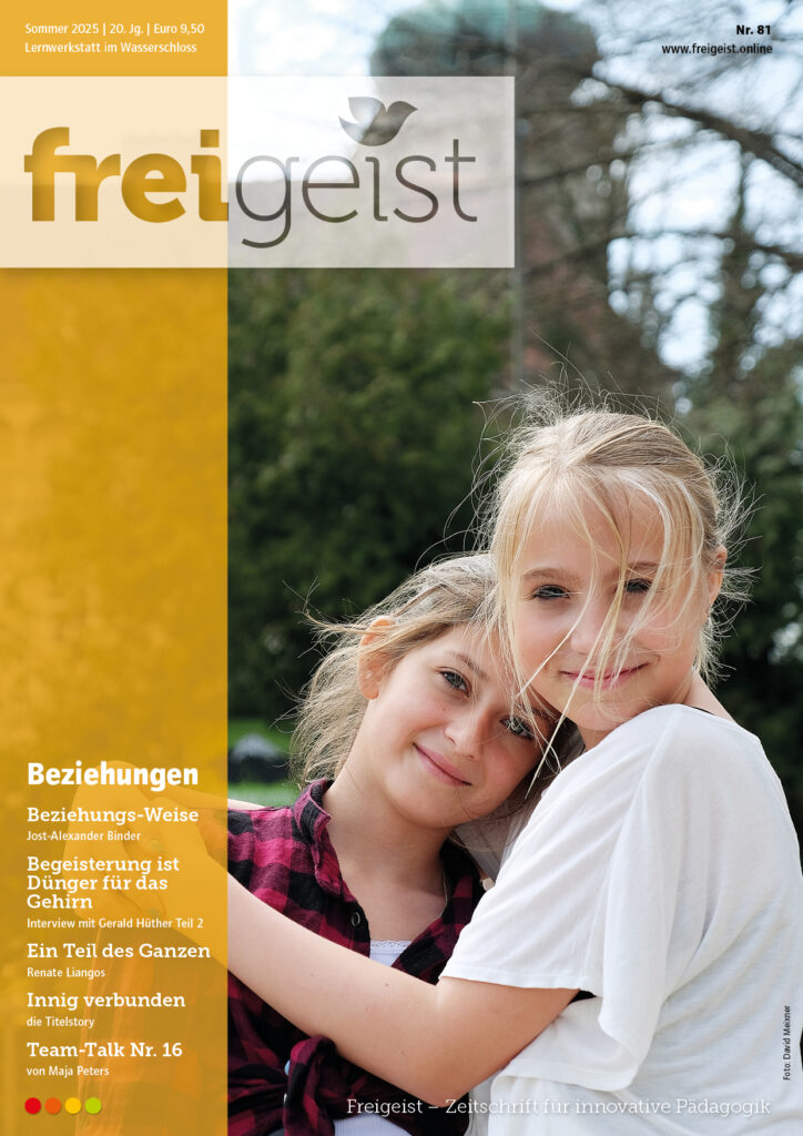 Freigeist Cover, Sommer, Lernwerkstatt im Wasserschloss